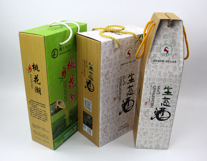 個性禮盒包裝讓“竹筒酒”身價倍增，長沙包裝印刷廠再為桃江特產(chǎn)定制包裝